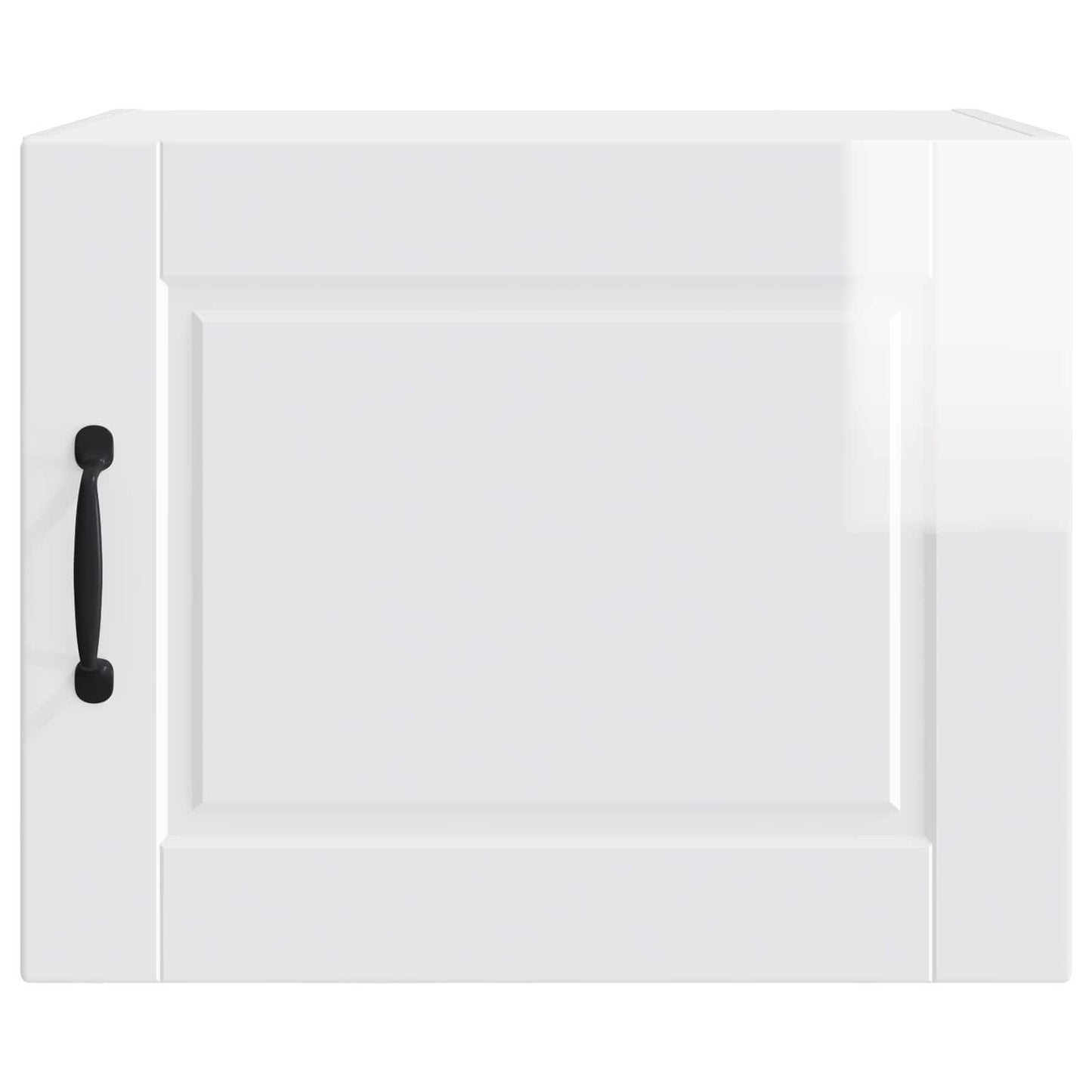 Wall Cabinet PORTO 2 pcs High Gloss White Engineered Wood