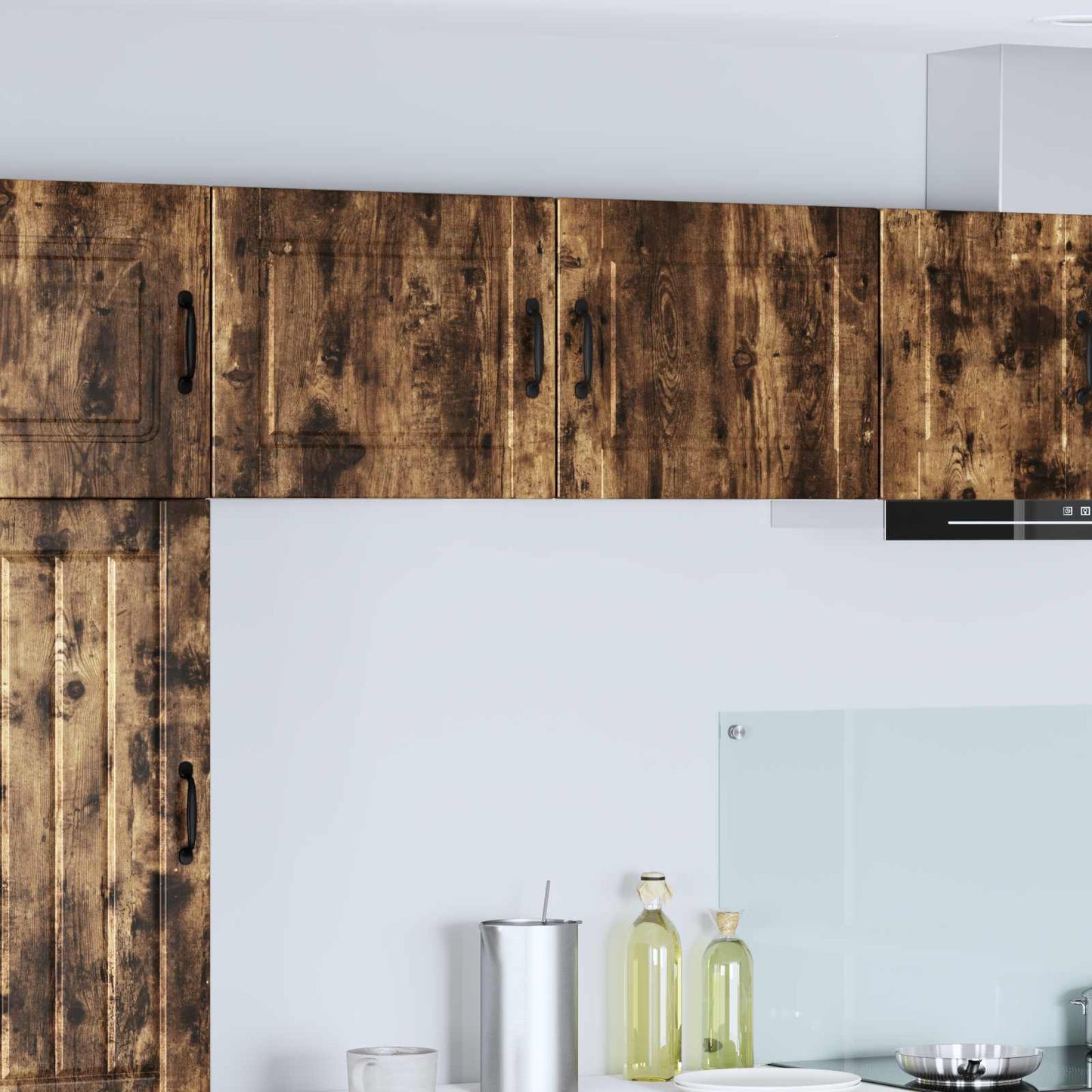 Wall Cabinet PORTO Smoked Oak 50 x 31 x 40 cm Engineered Wood