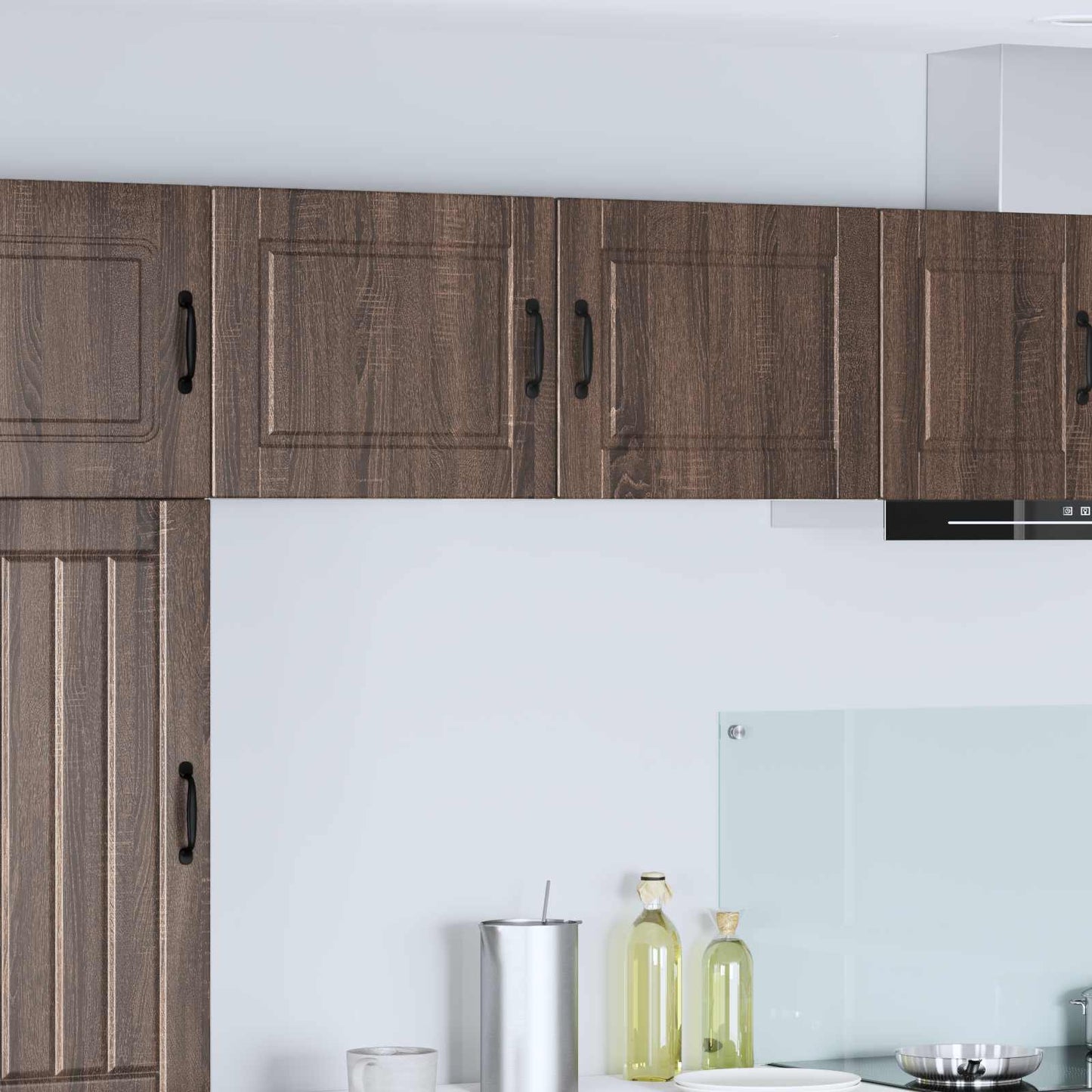 Wall Cabinet PORTO 2 pcs Brown Oak 50 x 31 x 40 cm