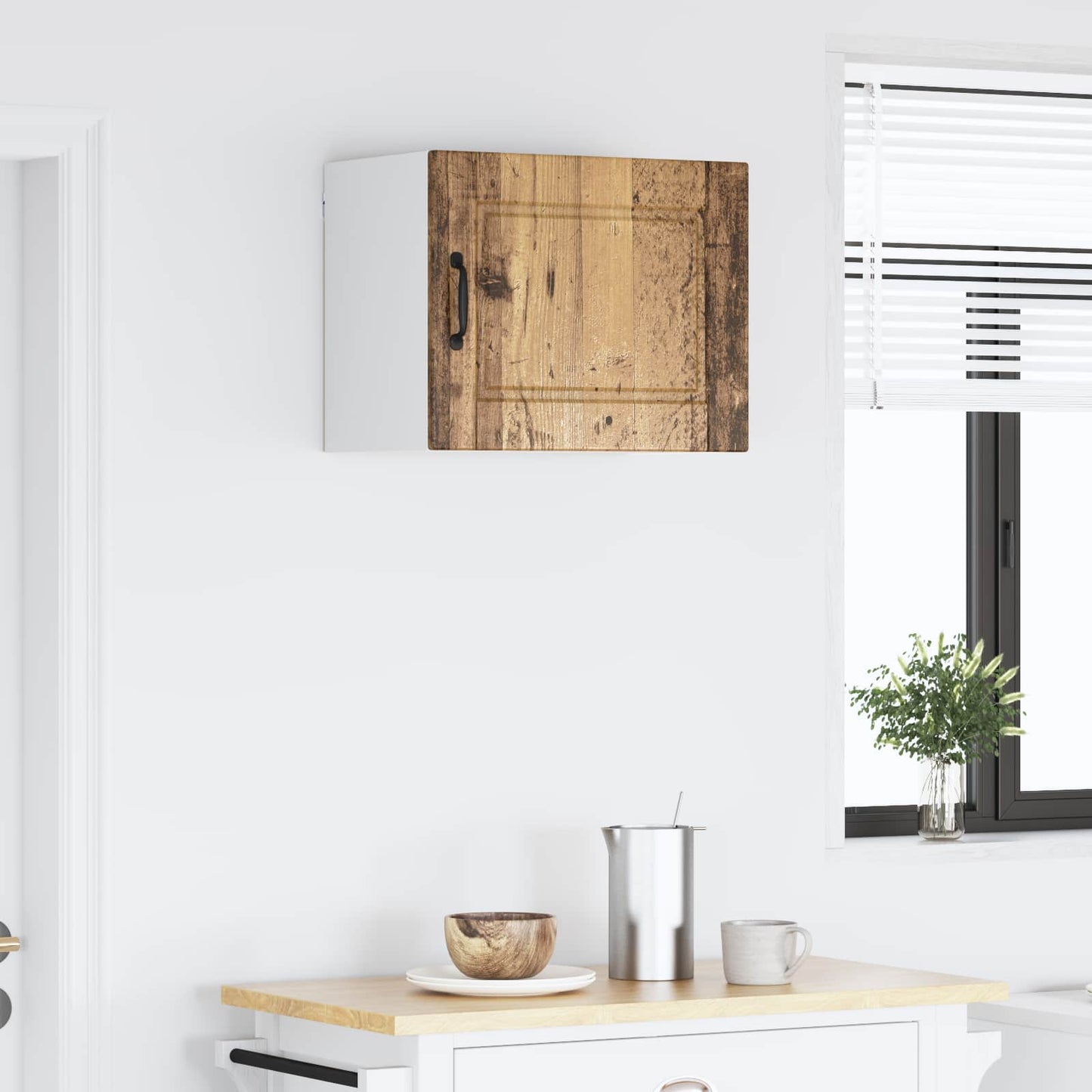 Wall Cabinet PORTO Old Wood 50 x 31 x 40 cm Engineered Wood