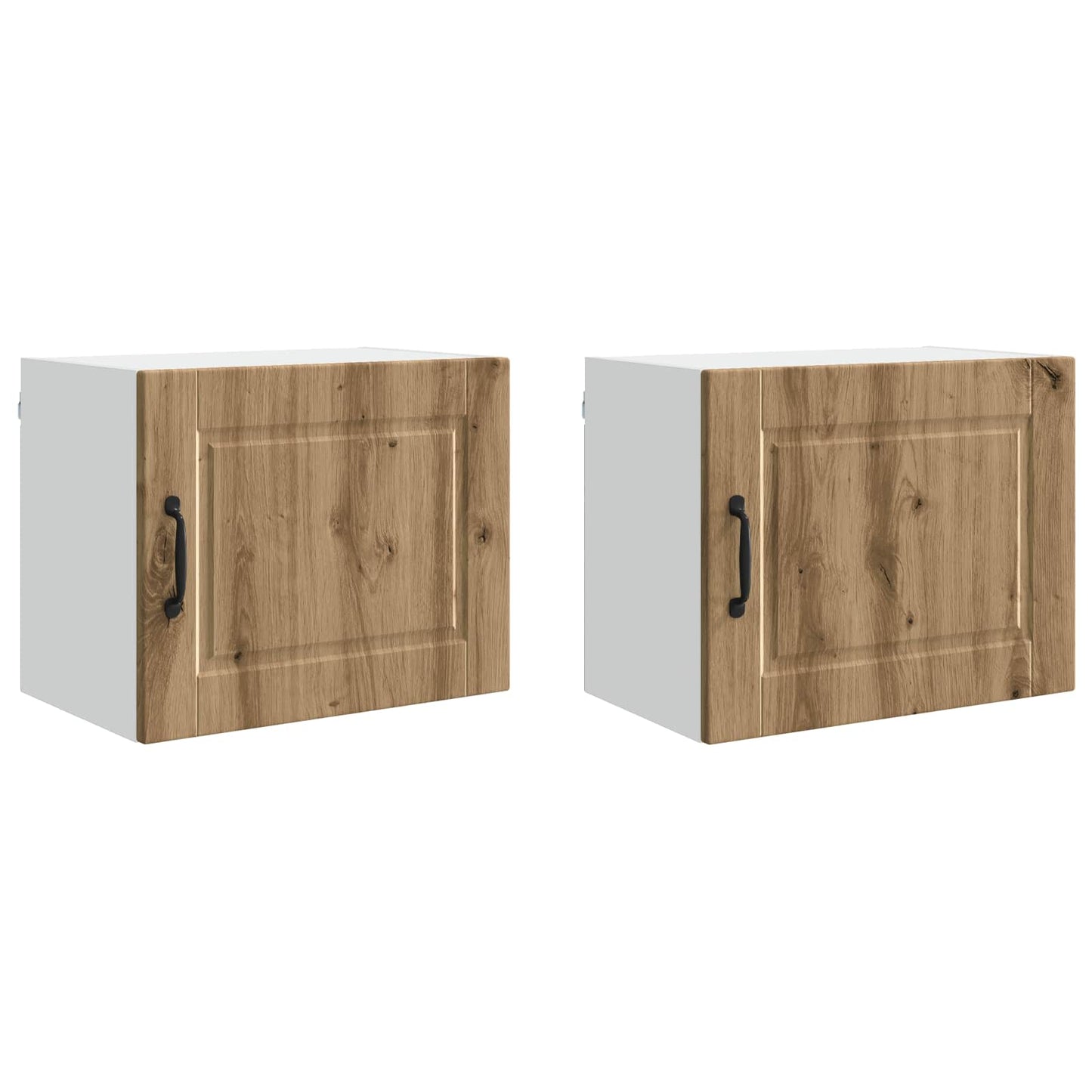 Wall Cabinet PORTO 2 pcs Artisan Oak Engineered Wood