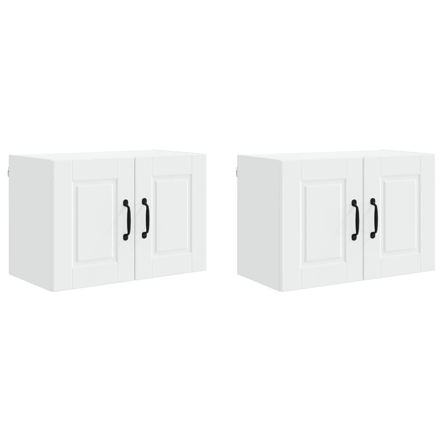 Wall Cabinet PORTO 2 pcs White 60 x 31 x 40 cm Engineered Wood