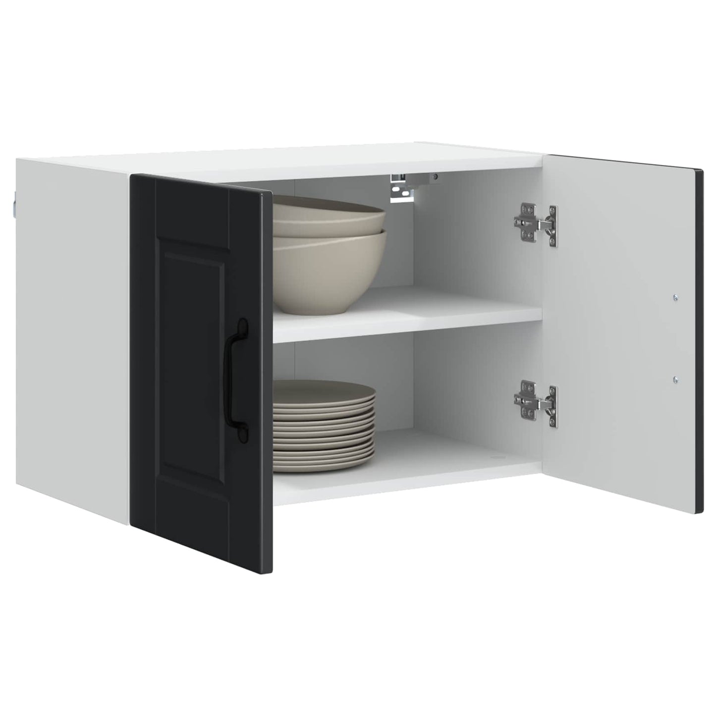 Wall Cabinet PORTO Black 60 x 31 x 40 cm Engineered Wood