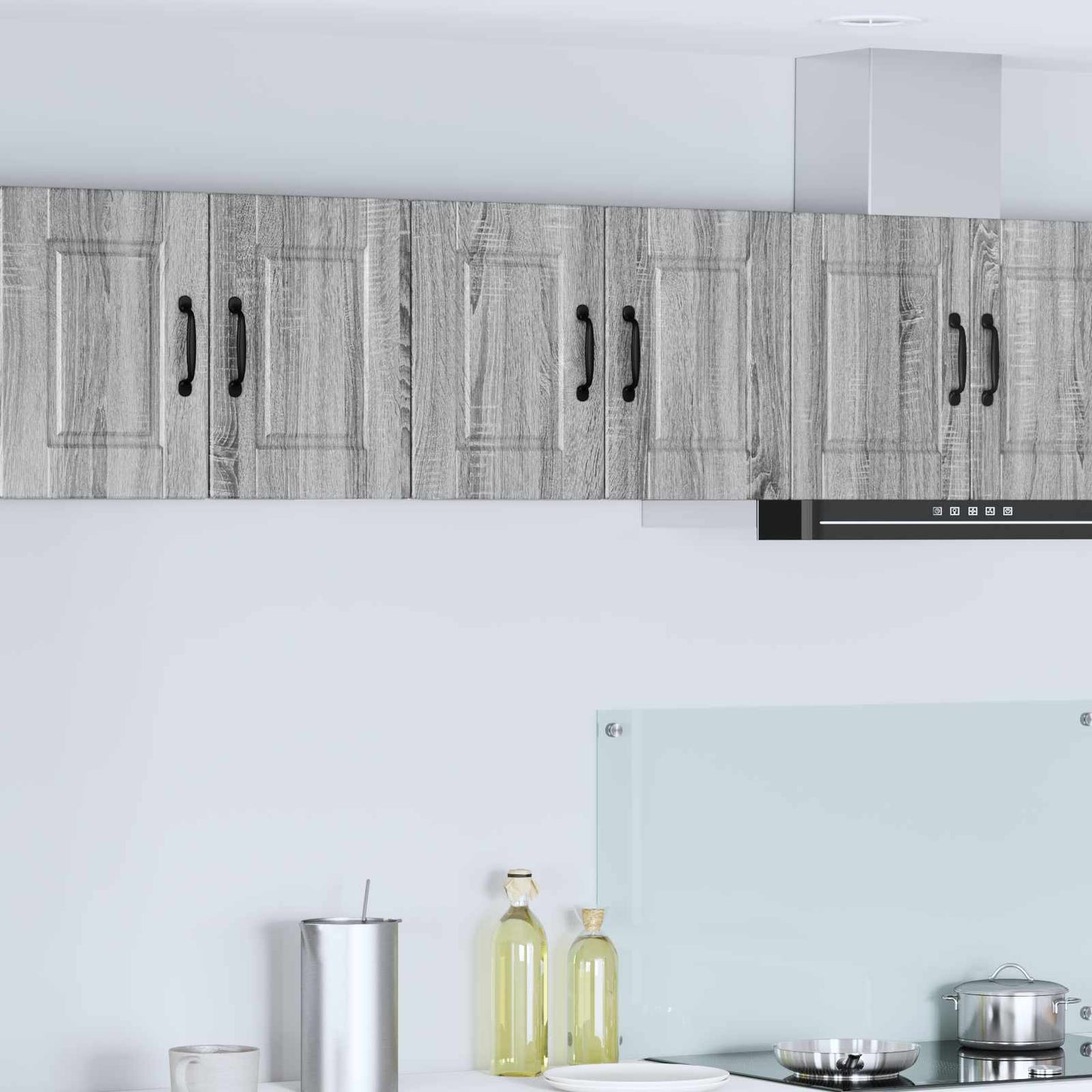 Wall Cabinet PORTO Grey Sonoma 60 x 31 x 40 cm Engineered Wood
