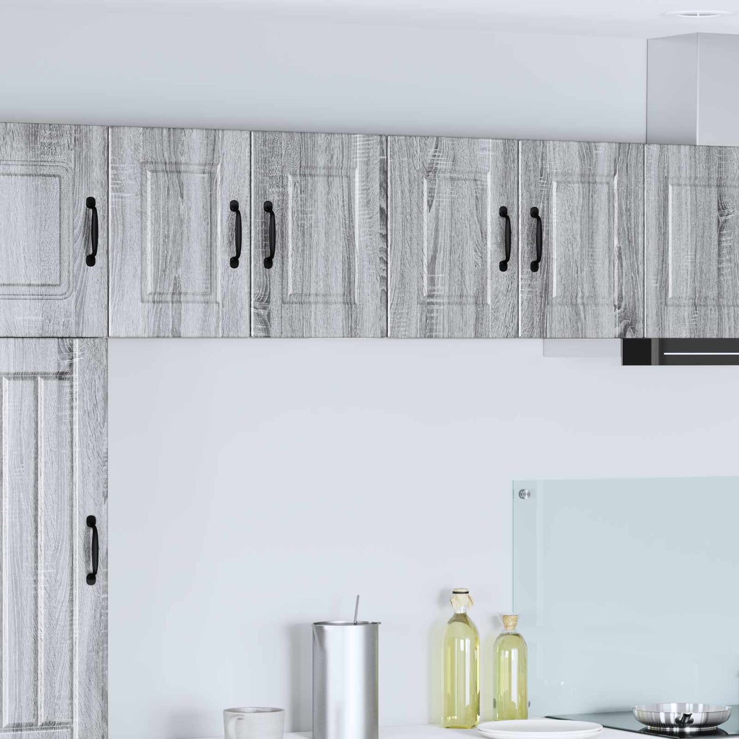 Wall Cabinet PORTO 2 pcs Grey Sonoma 60 x 31 x 40 cm