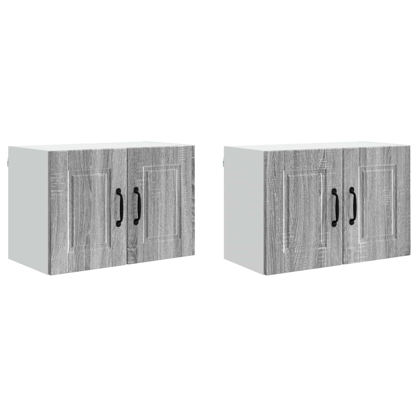 Wall Cabinet PORTO 2 pcs Grey Sonoma 60 x 31 x 40 cm