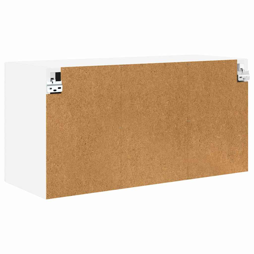 Wall Cabinet PORTO White 80 x 31 x 40 cm Engineered Wood