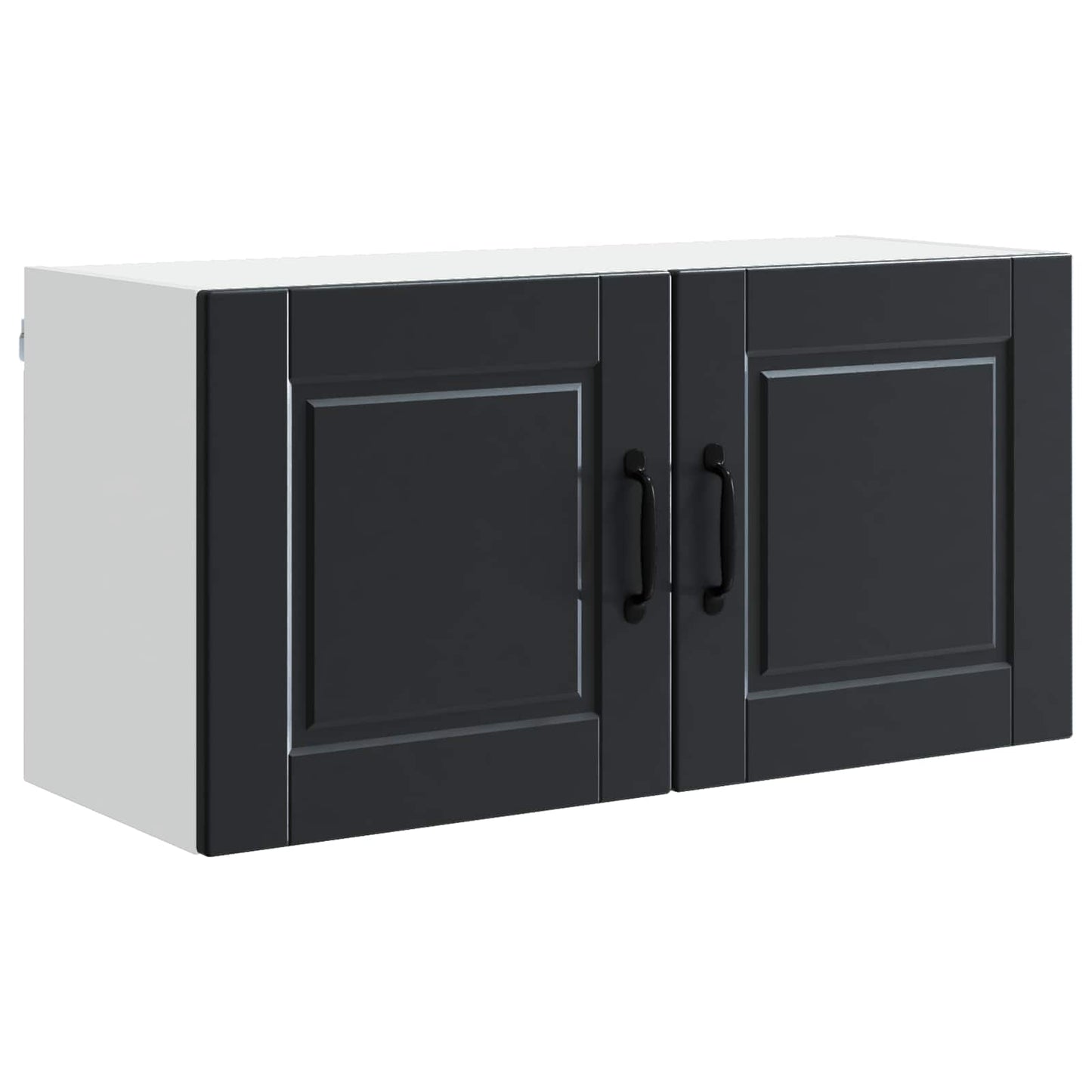Wall Cabinet PORTO Black 80 x 31 x 40 cm Engineered Wood