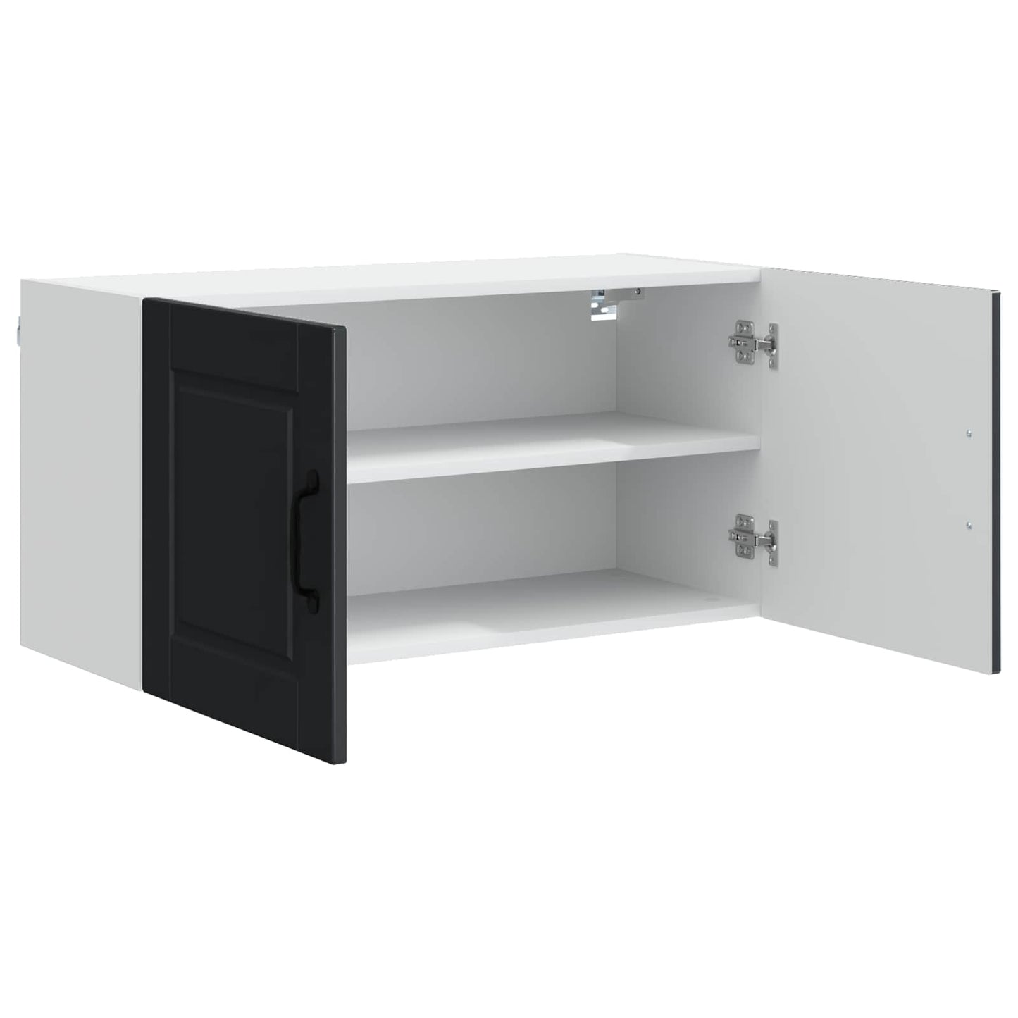 Wall Cabinet PORTO Black 80 x 31 x 40 cm Engineered Wood