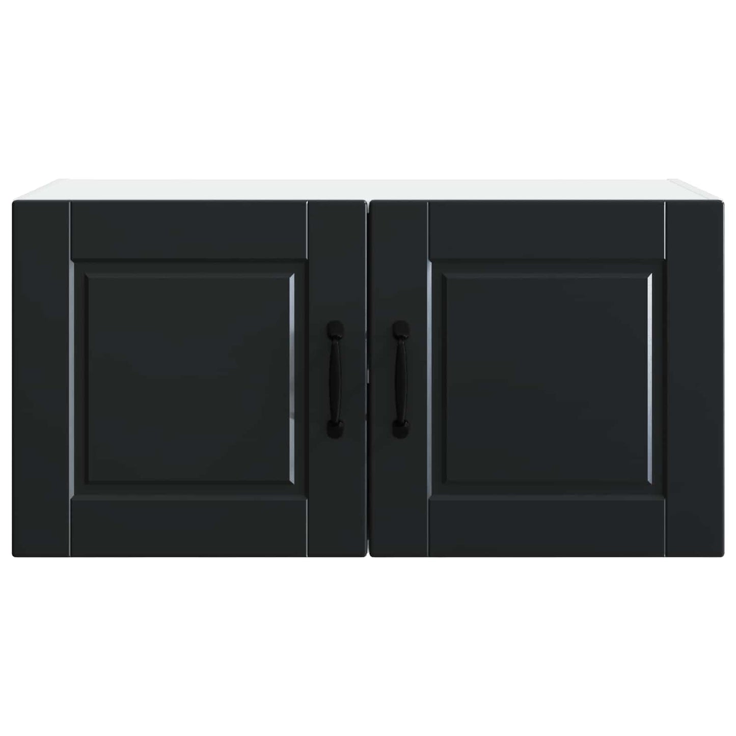 Wall Cabinet PORTO Black 80 x 31 x 40 cm Engineered Wood
