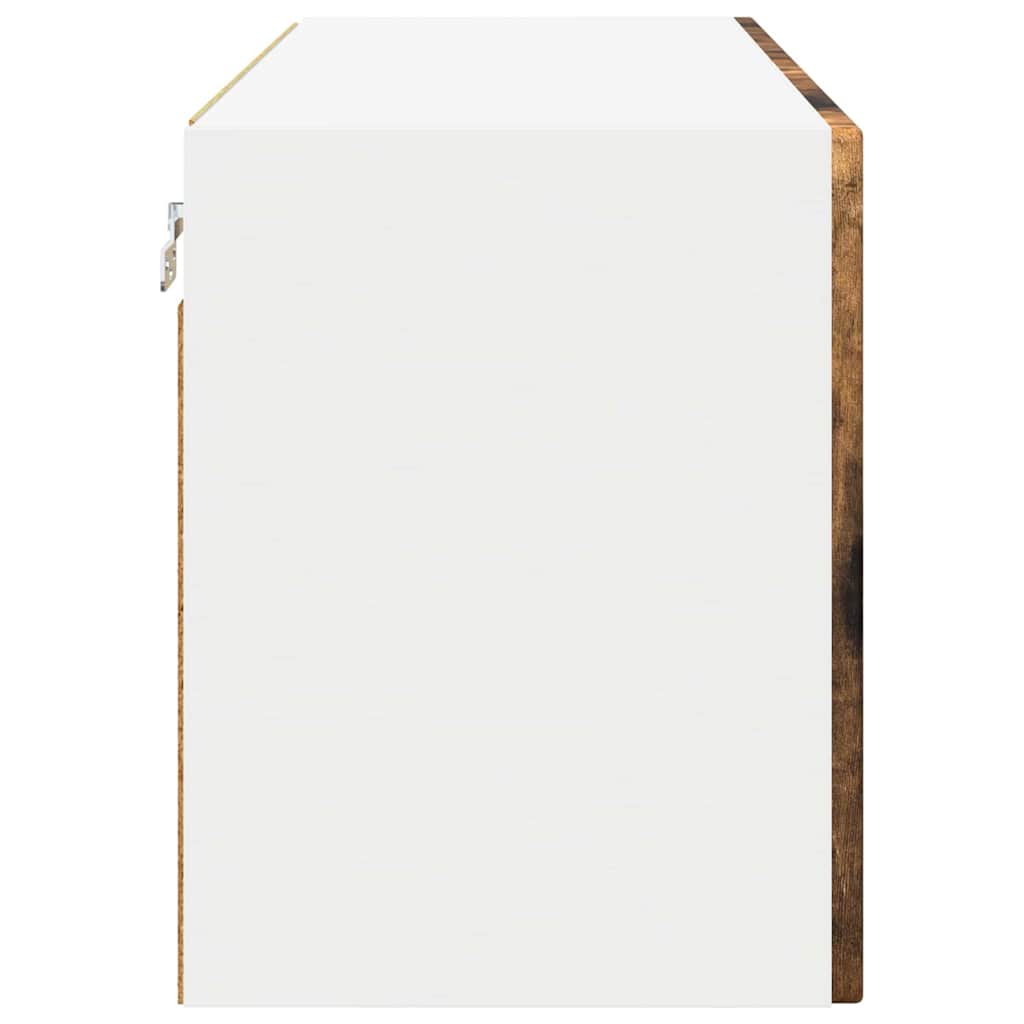 Wall Cabinet PORTO Smoked Oak 80 x 31 x 40 cm Engineered Wood