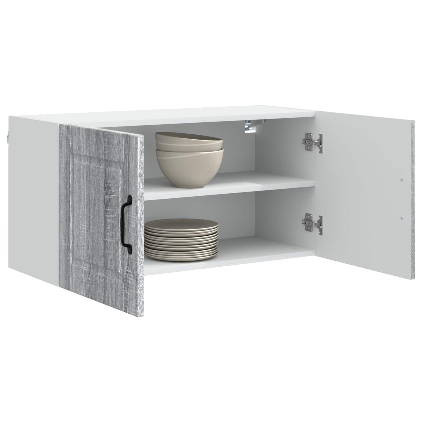 Wall Cabinet PORTO Grey Sonoma 80 x 31 x 40 cm Engineered Wood