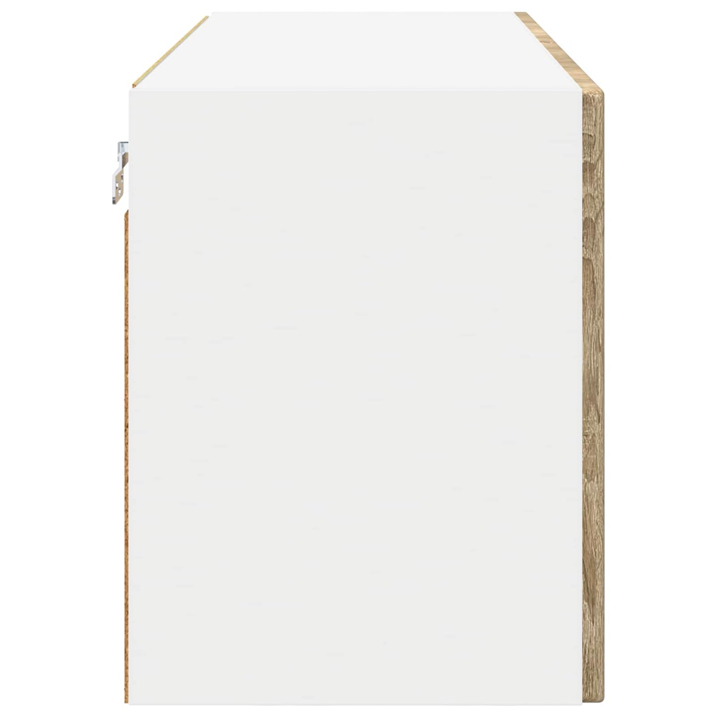 Wall Glass Cabinet PORTO Sonoma Oak 80 x 31 x 40 cm