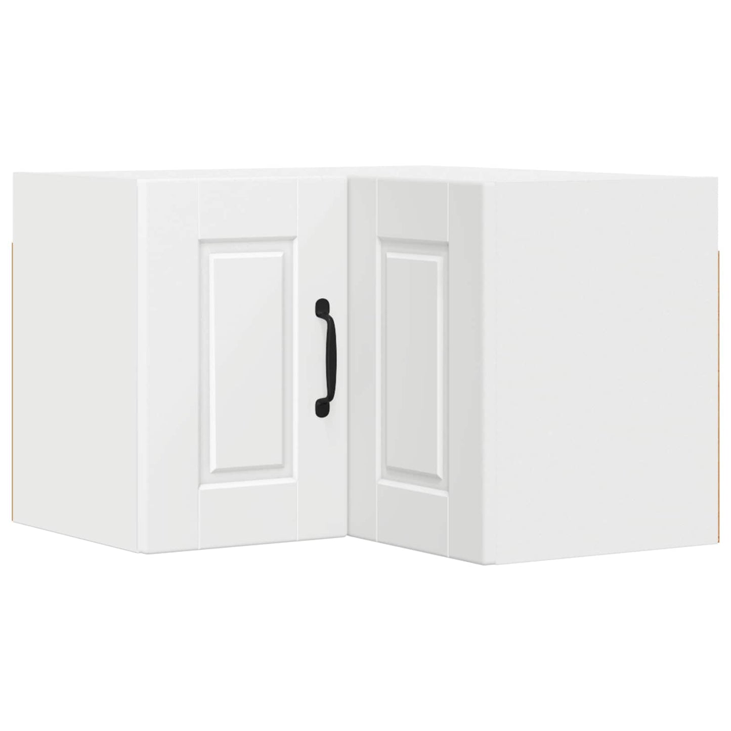 Wall Corner Cabinet PORTO White 57 x 57 x 40 cm Engineered Wood