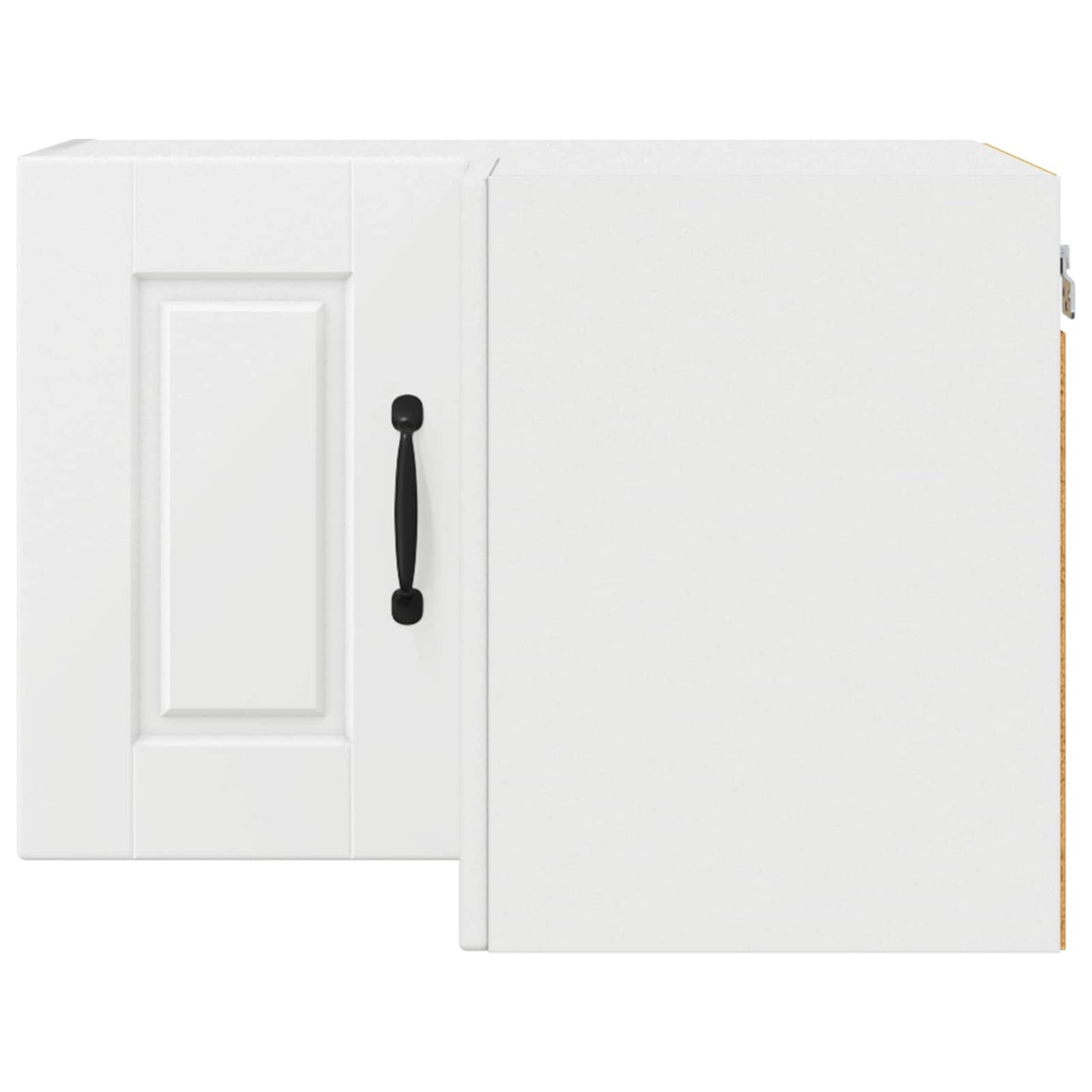 Wall Corner Cabinet PORTO White 57 x 57 x 40 cm Engineered Wood
