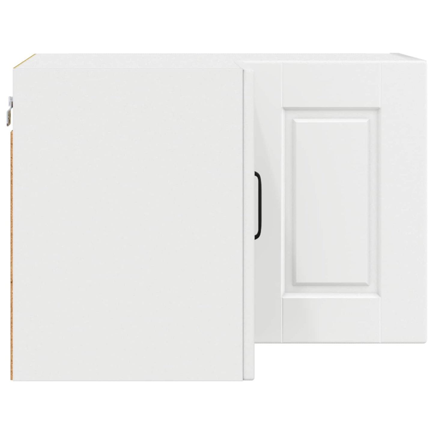 Wall Corner Cabinet PORTO White 57 x 57 x 40 cm Engineered Wood