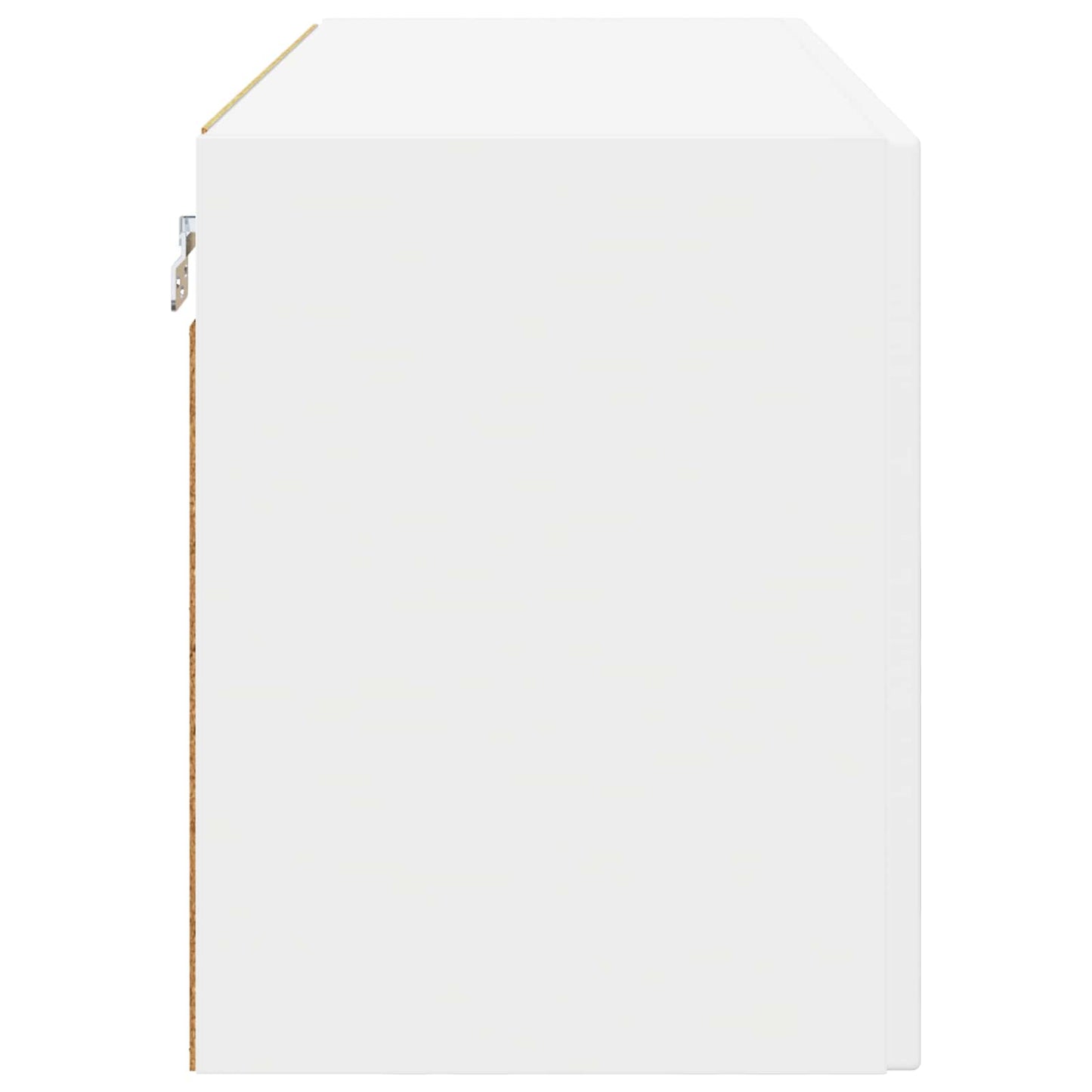 Wall Glass Cabinet PORTO 2 pcs White 60 x 31 x 40 cm