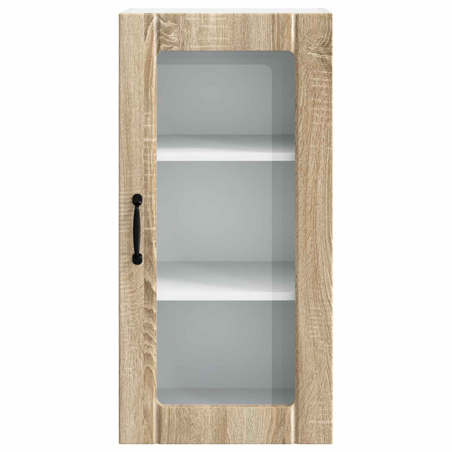 Wall Glass Cabinet PORTO 2 pcs Sonoma Oak 40 x 31 x 80 cm