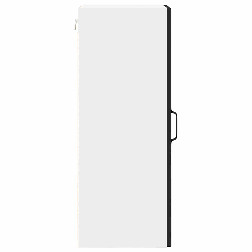 Wall Cabinet PORTO 2 pcs Black 30 x 31 x 80 cm Engineered Wood