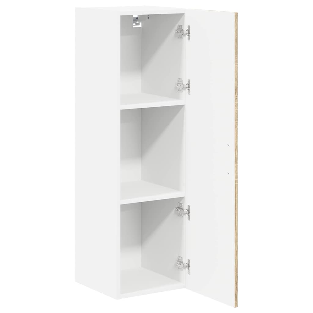 Wall Cabinet PORTO Sonoma Oak 30 x 31 x 80 cm Engineered Wood