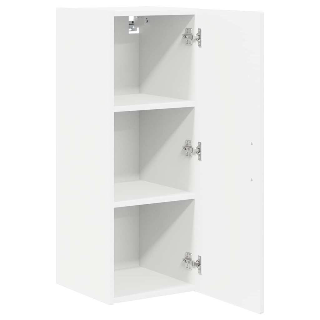 Wall Cabinet PORTO 2 pcs High Gloss White 30 x 31 x 80 cm