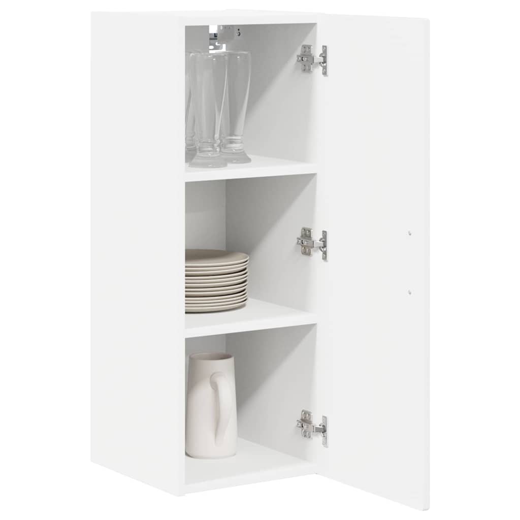 Wall Cabinet PORTO 2 pcs High Gloss White 30 x 31 x 80 cm