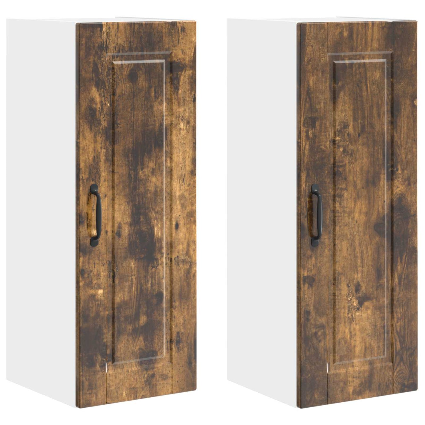 Wall Cabinet PORTO 2 pcs Smoked Oak 30 x 31 x 80 cm