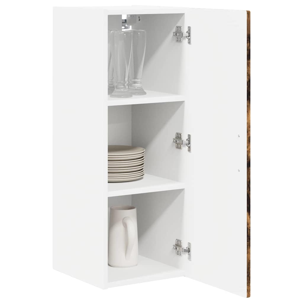 Wall Cabinet PORTO 2 pcs Smoked Oak 30 x 31 x 80 cm