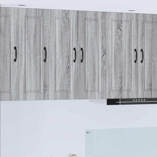 Wall Cabinet PORTO Grey Sonoma 30 x 31 x 80 cm Engineered Wood
