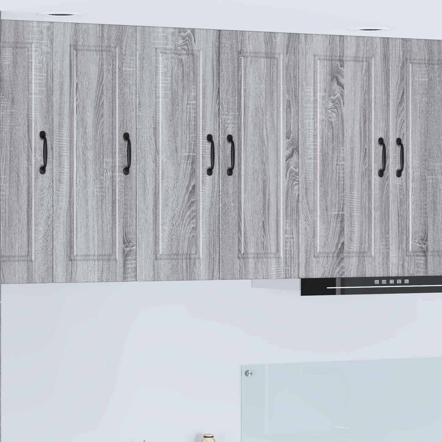 Wall Cabinet PORTO 2 pcs Grey Sonoma 30 x 31 x 80 cm