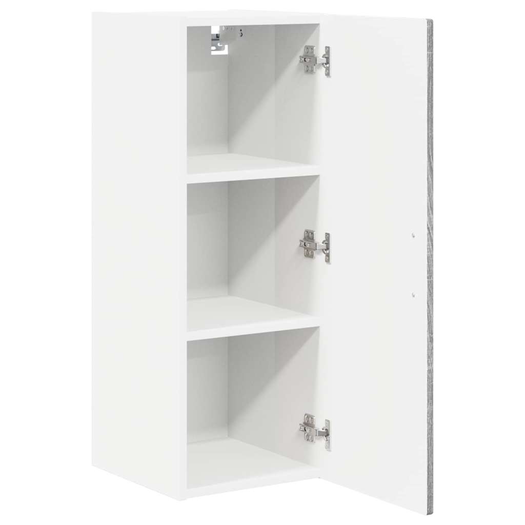 Wall Cabinet PORTO 2 pcs Grey Sonoma 30 x 31 x 80 cm