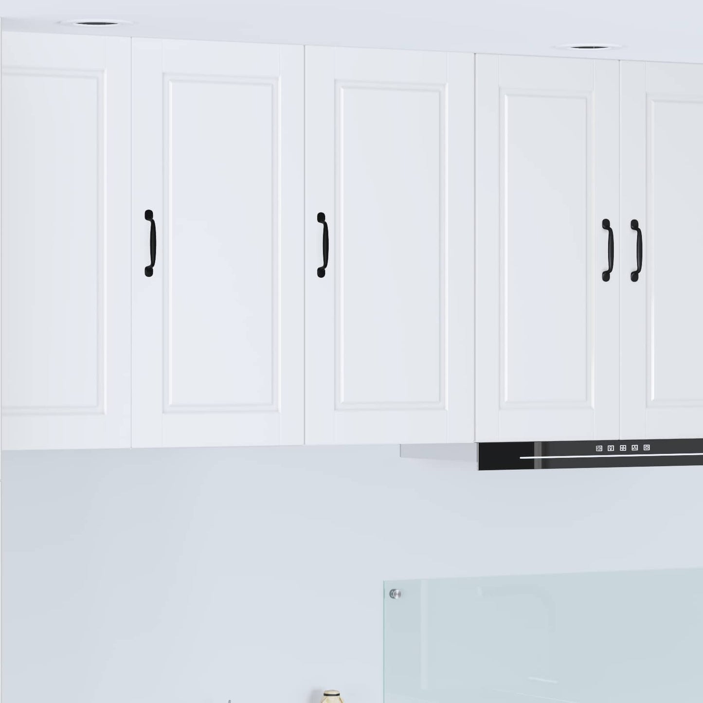 Wall Cabinet PORTO White 40 x 31 x 80 cm Engineered Wood