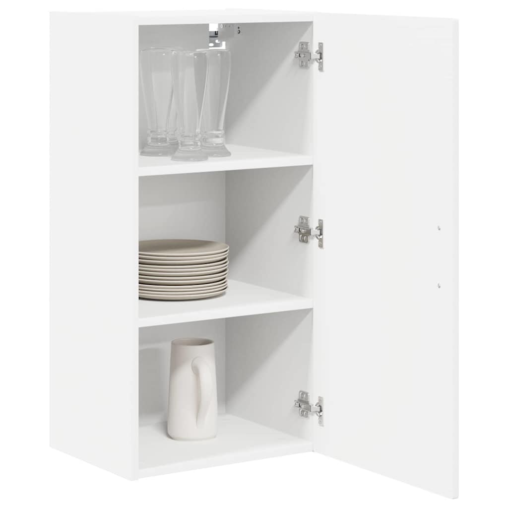 Wall Cabinet PORTO White 40 x 31 x 80 cm Engineered Wood