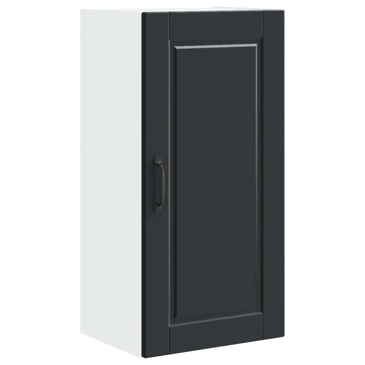 Wall Cabinet Black 40 x 31 x 80 cm Engineered Wood