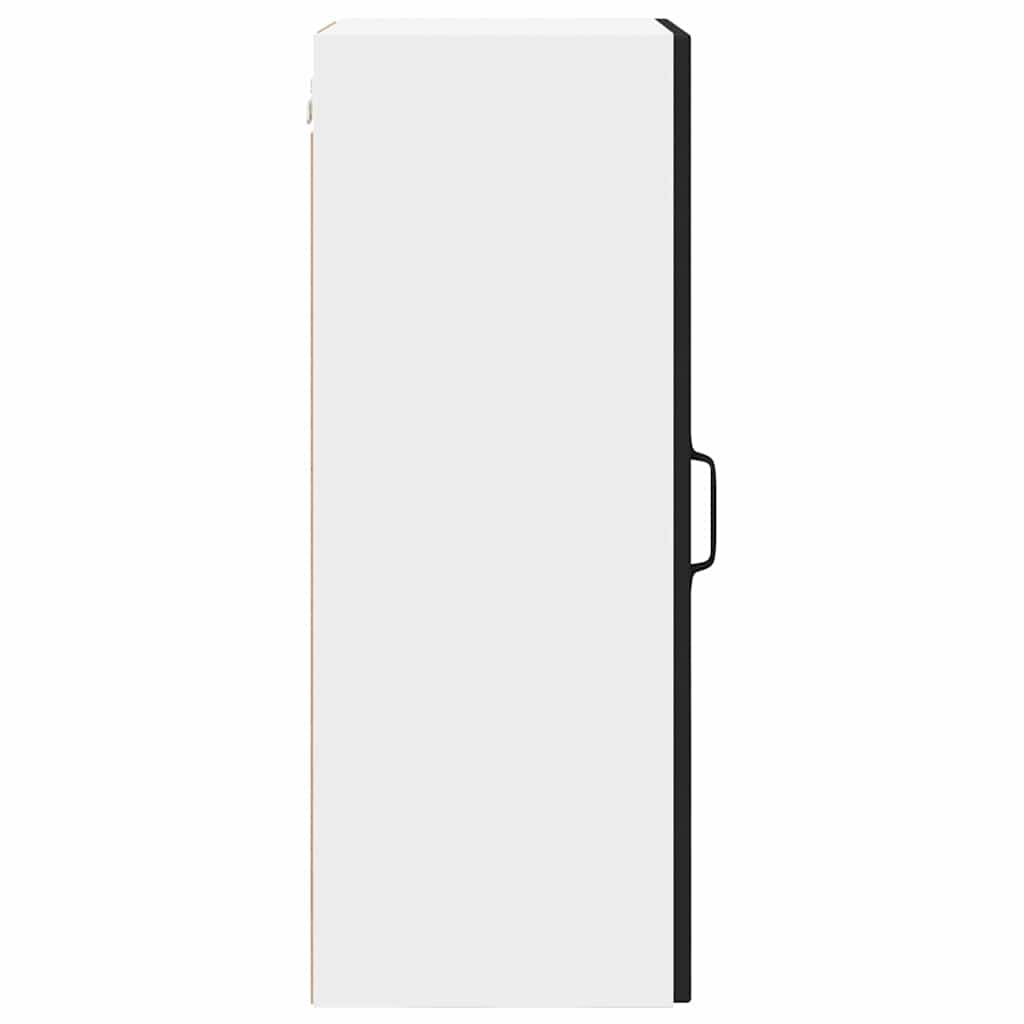 Wall Cabinet Black 40 x 31 x 80 cm Engineered Wood