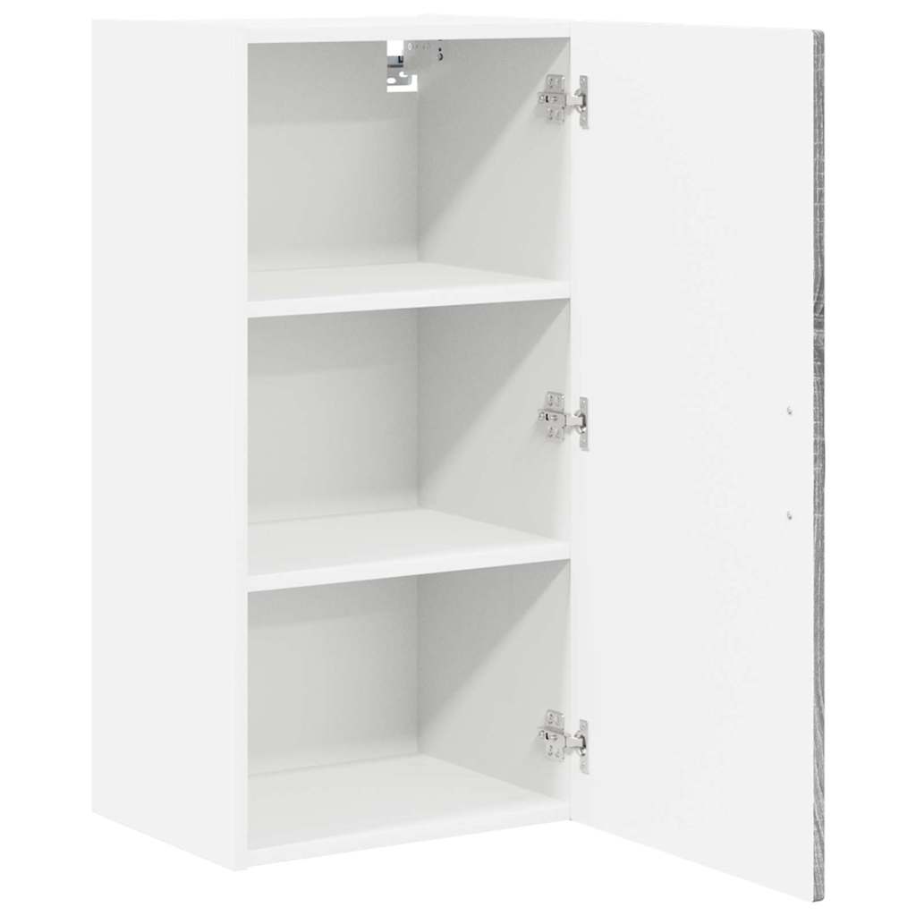 Wall Cabinet PORTO Grey Sonoma 40 x 31 x 80 cm Engineered Wood