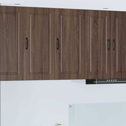 Wall Cabinet PORTO Brown Oak 40 x 31 x 80 cm Engineered Wood