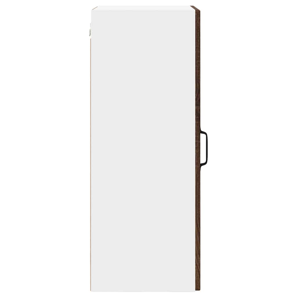 Wall Cabinet PORTO Brown Oak 40 x 31 x 80 cm Engineered Wood
