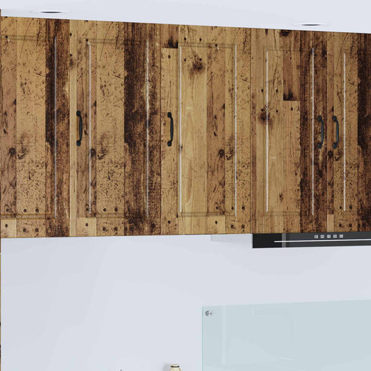 Wall Cabinet PORTO Old Wood 40 x 31 x 80 cm Engineered Wood