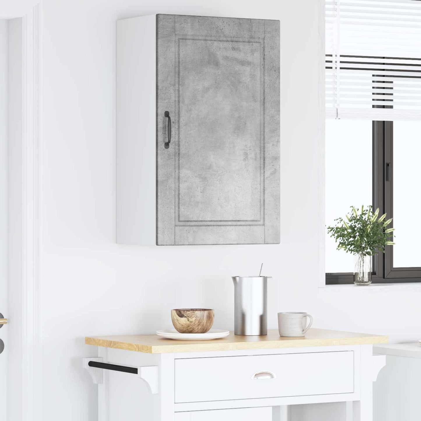 Wall Cabinet PORTO Concrete Grey 50 x 31 x 80 cm