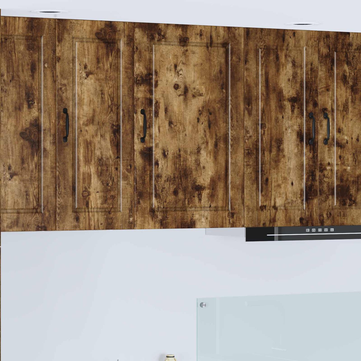 Wall Cabinet PORTO Smoked Oak 50 x 31 x 80 cm Engineered Wood