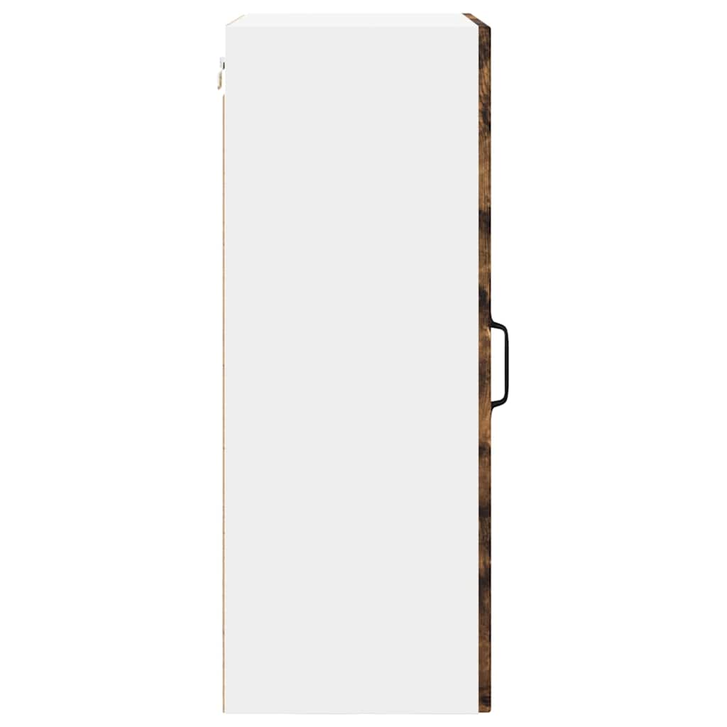 Wall Cabinet PORTO Smoked Oak 50 x 31 x 80 cm Engineered Wood