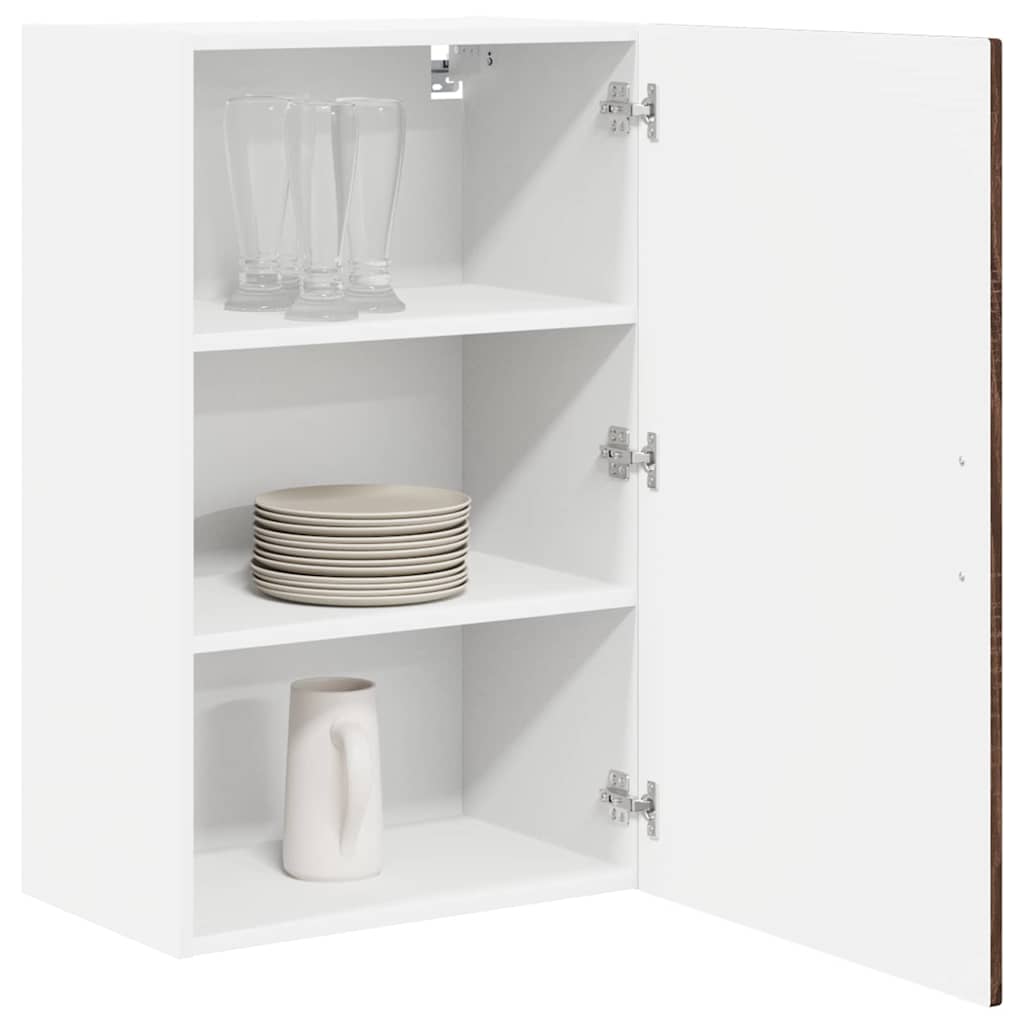 Wall Cabinet PORTO Brown Oak 50 x 31 x 80 cm Engineered Wood