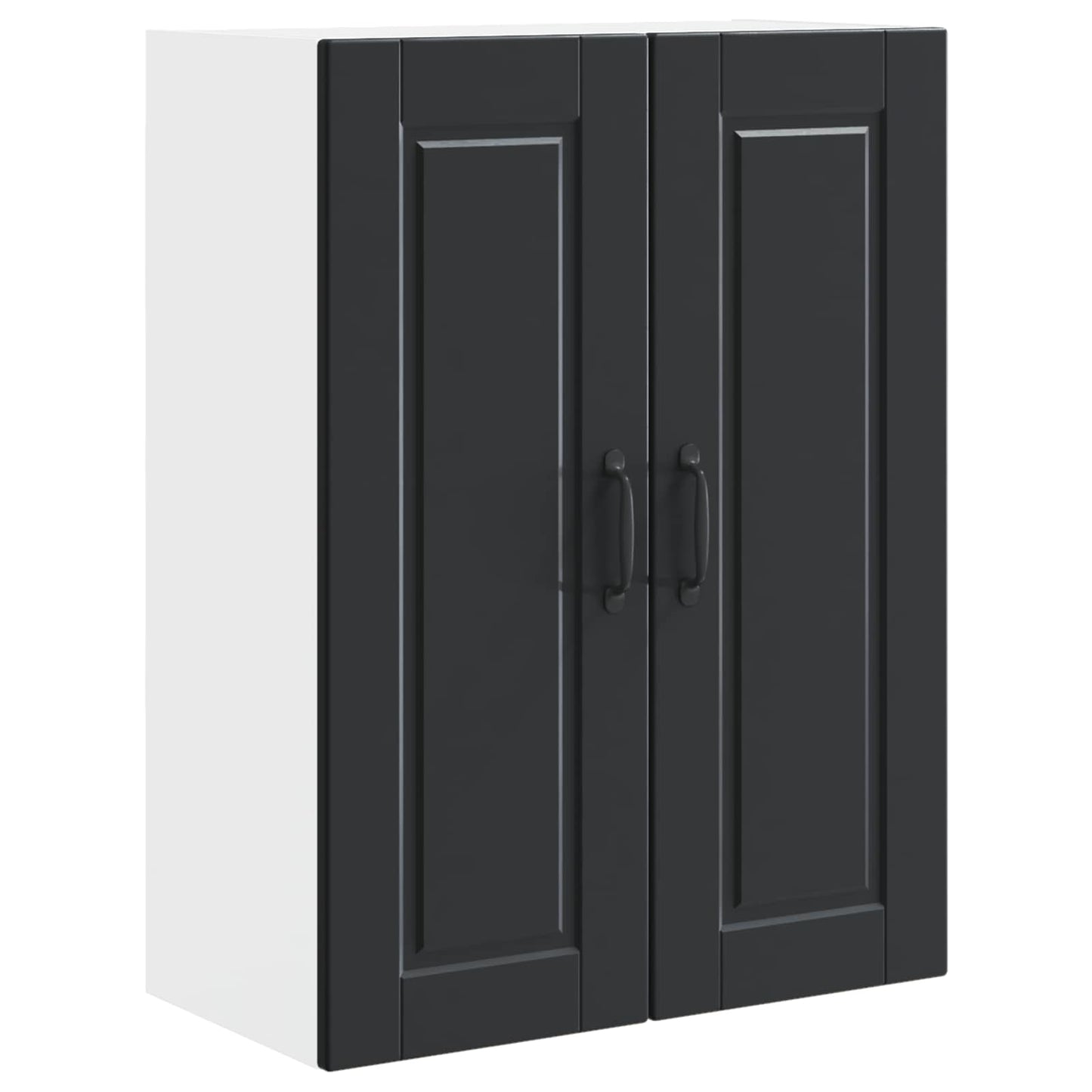 Wall Cabinet PORTO Black 60 x 31 x 80 cm Engineered Wood