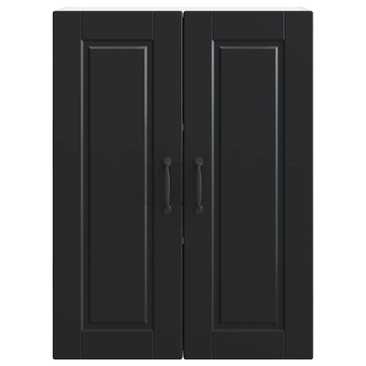 Wall Cabinet PORTO Black 60 x 31 x 80 cm Engineered Wood