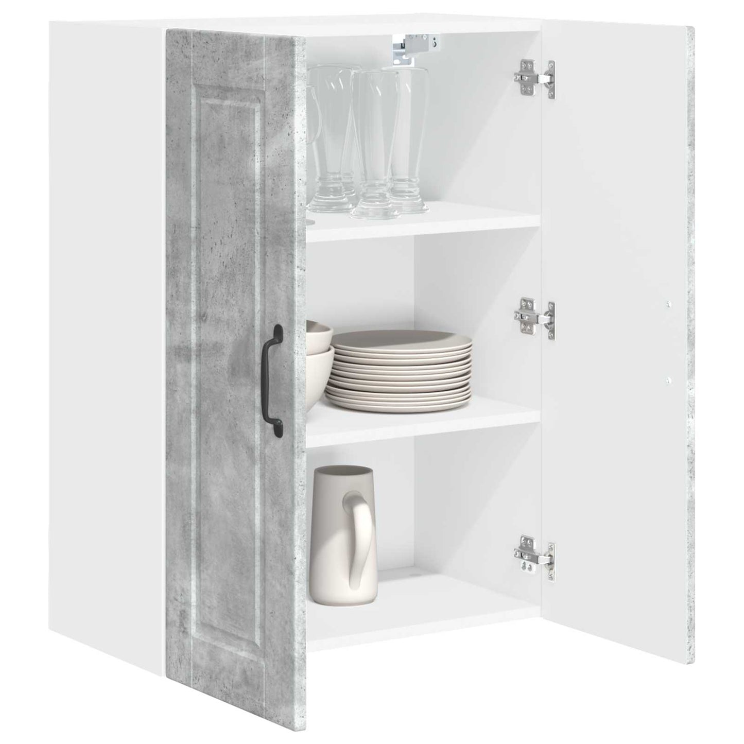 Wall Cabinet PORTO Concrete Grey 60 x 31 x 80 cm