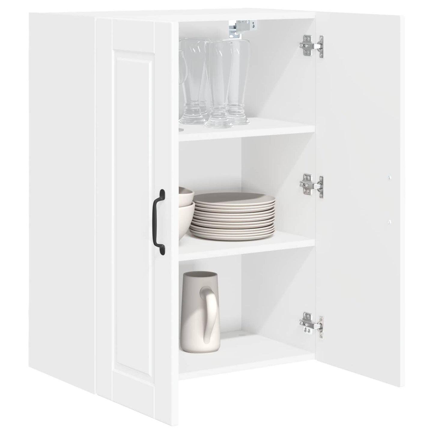 Wall Cabinet PORTO High Gloss White 60 x 31 x 80 cm