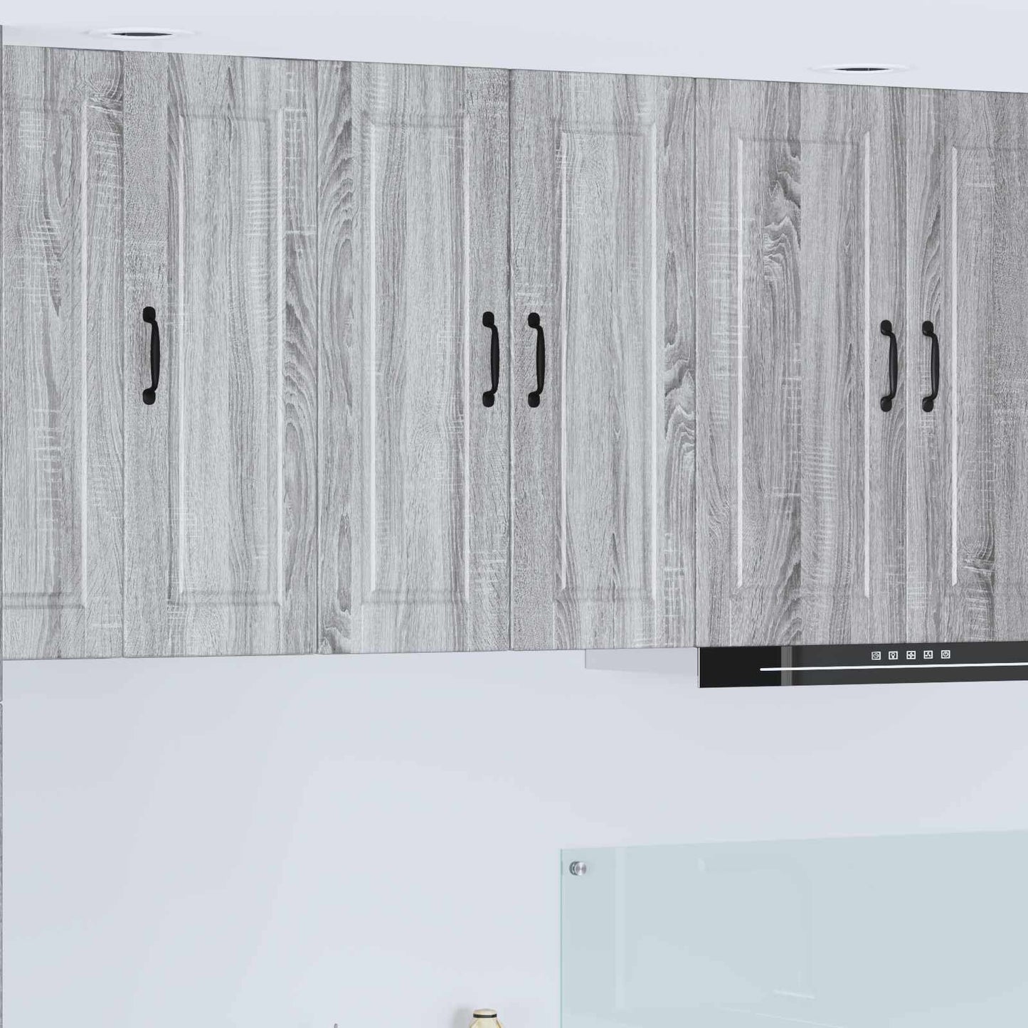 Wall Cabinet PORTO Grey Sonoma 60 x 31 x 80 cm Engineered Wood