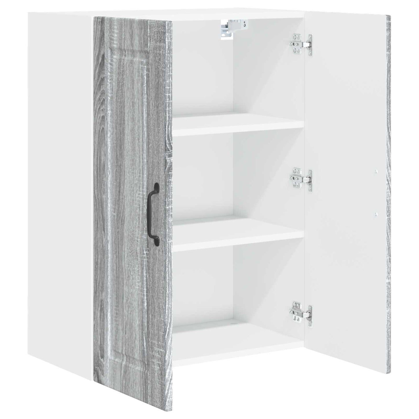 Wall Cabinet PORTO Grey Sonoma 60 x 31 x 80 cm Engineered Wood