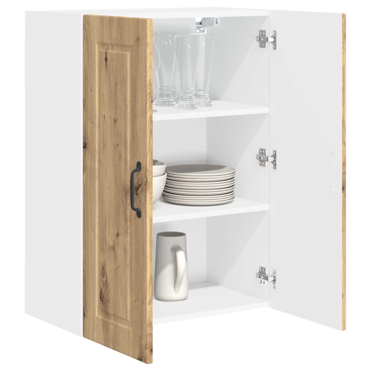 Wall Cabinet PORTO Artisan Oak 60 x 31 x 80 cm Engineered Wood